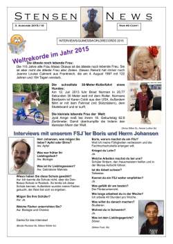 Januar-Ausgabe - Bernostiftung