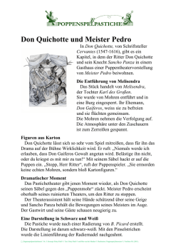 Don Quichotte - Poppenspe(e)