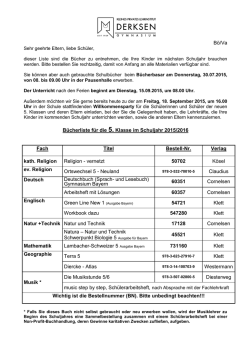 KLEINES PRIVATES LEHRINSTITUT DERKSEN MÜNCHEN
