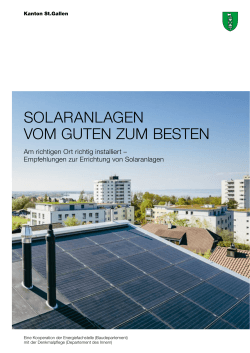 solaranlagen vom guten zum besten