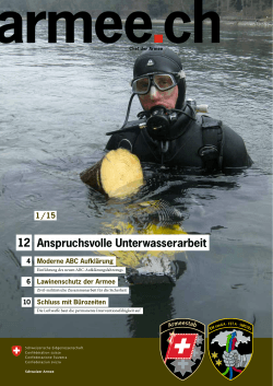 12 Anspruchsvolle Unterwasserarbeit