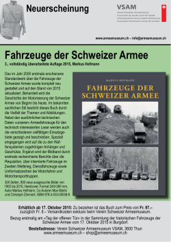 Fahrzeuge der Schweizer Armee - Verein Schweizer Armeemuseum