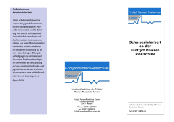Informationen zur Schulsozialarbeit