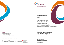 vom 30. Januar 2016 - Beratungsstelle Ehe