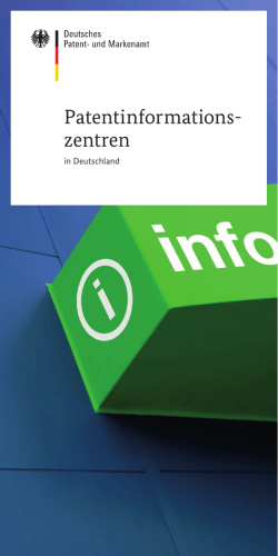 Patentinformationszentren in Deutschland