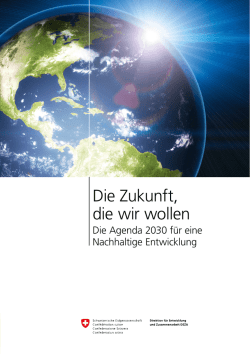 Die Zukunft, die wir wollen: Die 2030