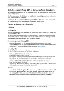 Informationen Lehrpersonen