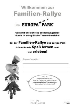 Familien-Rallye - Europa-Park