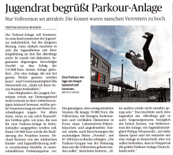 Iugendrat begr&uuml;&szlig;t Parkour
