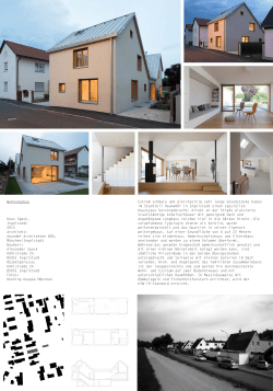 Wohnungsbau Haus Speck, Ingolstadt 2015 Architekt: nbundm