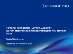 Detlef Hollmann - Centers of Competence eV
