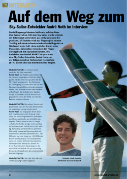 interview - ETH Z&uuml;rich