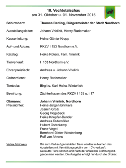 PowerPoint-Präsentation - Kaninchen Verein Nordhorn