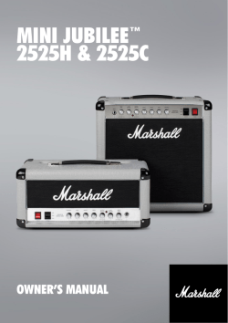 MINI JUBILEE&trade; 2525H & 2525C