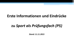 Informations&uuml;bersicht &uuml;ber P5