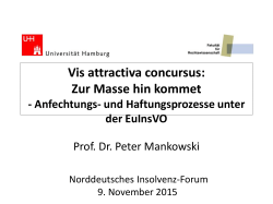 und Prozessrecht Prof. Dr. Peter Mankowski