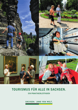 Leitfaden „Tourismus für Alle in Sachsen“