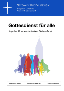 Gottesdienst f&uuml;r alle - Gottesdienstinstitut Nordkirche