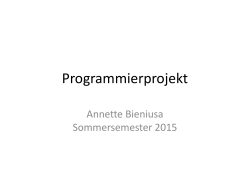 Testen von Java Programmen