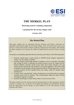 the merkel plan
