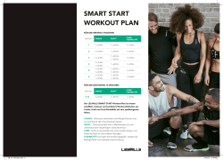SMART START Workout-Plan