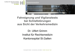 PowerPoint-Präsentation - Kantonsspital St.Gallen