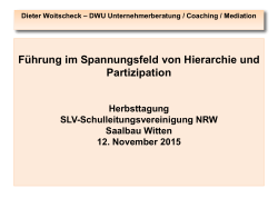 F&uuml;hrung im Spannungsfeld von Hierarchie und