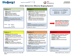 EOSS: Edmonton Obesity Staging System