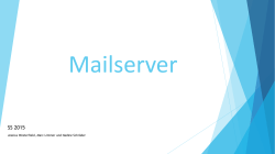Mailserver Referat berichtigt