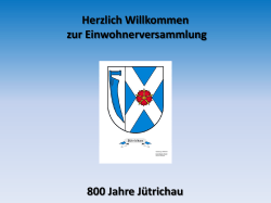 800 Jahre Jütrichau