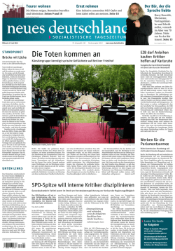 Die Toten kommen an