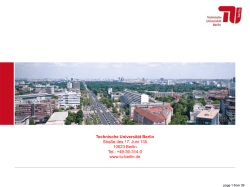 Technische Universität Berlin