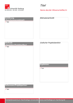 KNU-Template (PPT) - Kompetenzzentrum Nachhaltige Universität