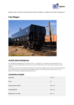 Fals-Wagen - EURORAIL Logistics GmbH