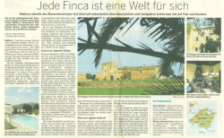 Jede Finca ist eine VVe t f&uuml;r sich