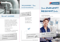 heute. - Lausser GmbH