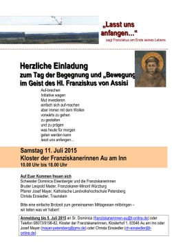 Herzliche Einladung