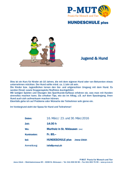 Jugend & Hund - P-Mut