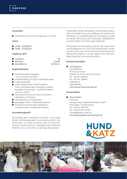 Hund & Katz - Leipziger Messe