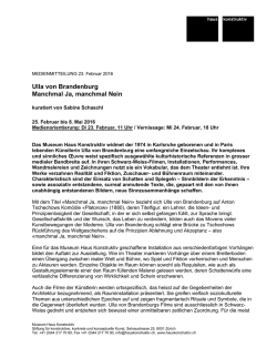 Ulla von Brandenburg Manchmal Ja, manchmal Nein