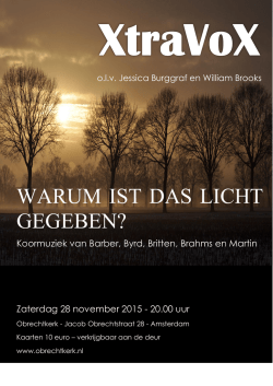 WARUM IST DAS LICHT GEGEBEN?