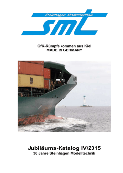 Jubil&auml;ums-Katalog IV/2015 - Steinhagen Modelltechnik