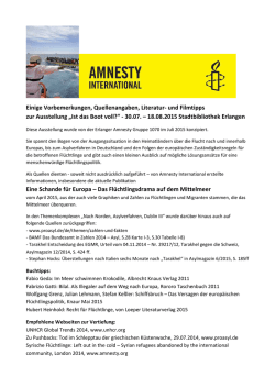 Einige Vorbemerkungen, Quellenangaben, Literatur