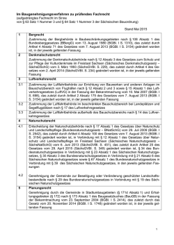 Im Baugenehmigungsverfahren zu pr&uuml;fendes