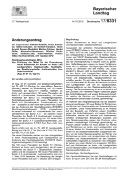 Drucksache 17/8331 - Bayerischer Landtag