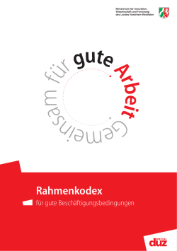 duz SPECIAL - Ministerium f&uuml;r Innovation, Wissenschaft und