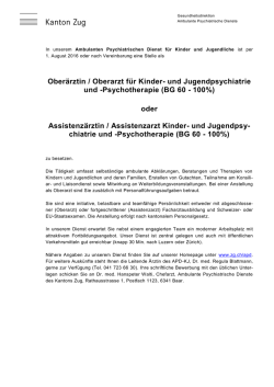 In unserem Ambulanten Psychiatrischen Dienst f&uuml;r Erwachsene ist