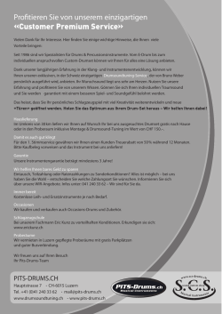 Profitieren Sie von unserem einzigartigen - Pits