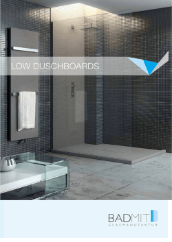 LOW DuschbOarDs