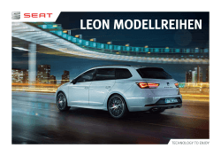 SEAT Leon Modellkatalog